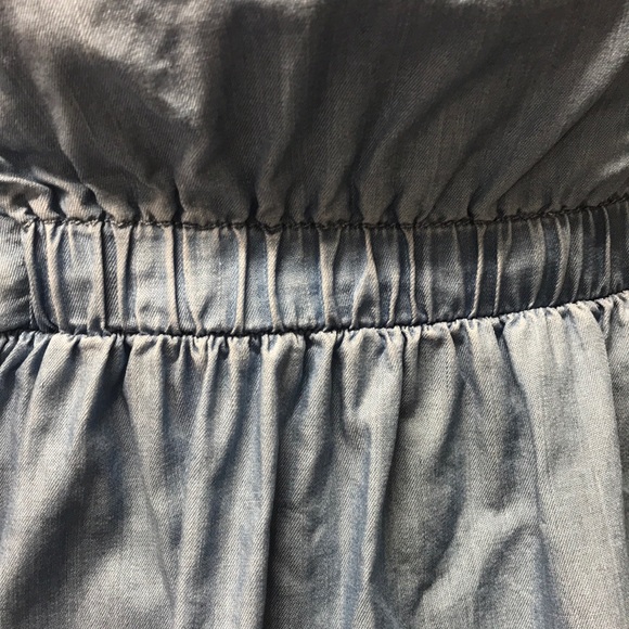 Divided Short Lightweight Button-up Cotton Dress - Picture 6 of 8